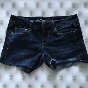American Eagle - Stretch Dark Wash Denim Shorts